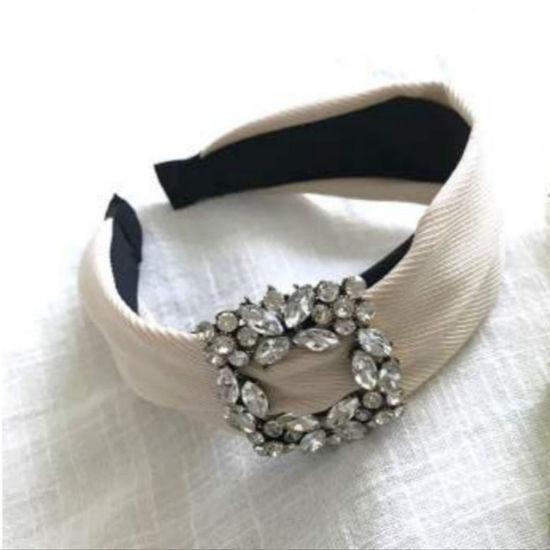 Picture of Head Band Diamante, cream. #09