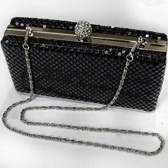 Picture of Mesh clutch, black, small