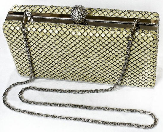 Picture of Mesh clutch, cream