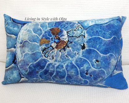 Picture of Fossil Blue Cushion