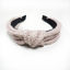 Knitted head bend, pink.