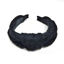 Knitted head bend, black. 