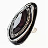 Egyptian Black adjustable ring 