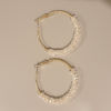 Hoop clear earrings 